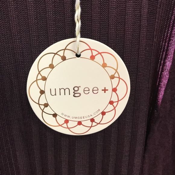 Umgee Plum Soft Duster Cardigan Sweater - Picture 8 of 8